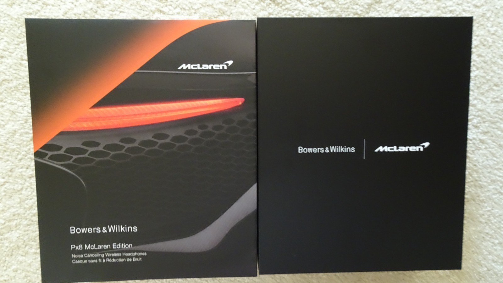 MCLAREN EDITION BOWERS & WILKINS PX8 WIRELESS NOISE CANCELLING HEADPHONES