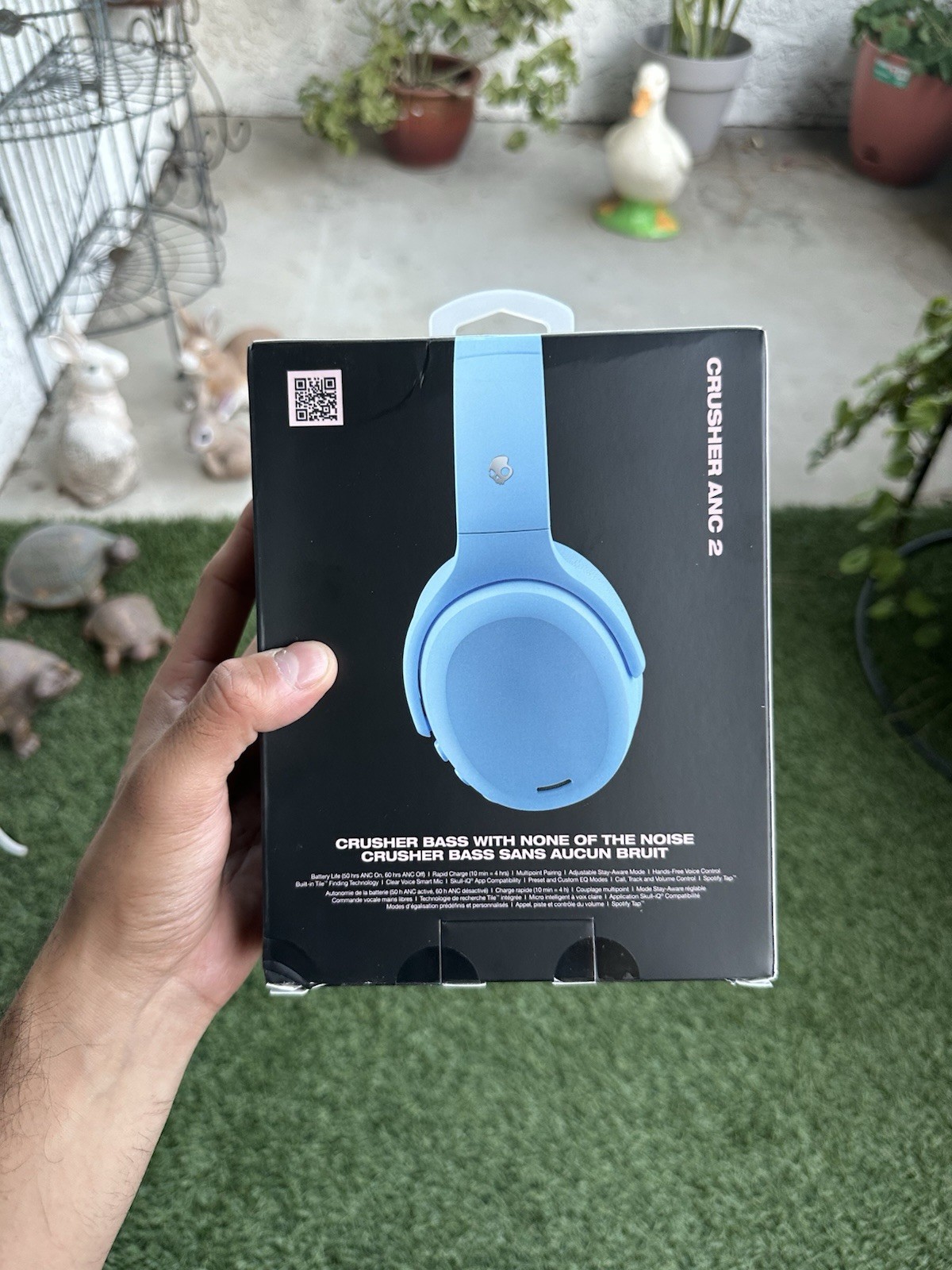 Skullcandy Crusher Anc 2 Over-Ear Wireless Headphones — New Sealed — Light Blue