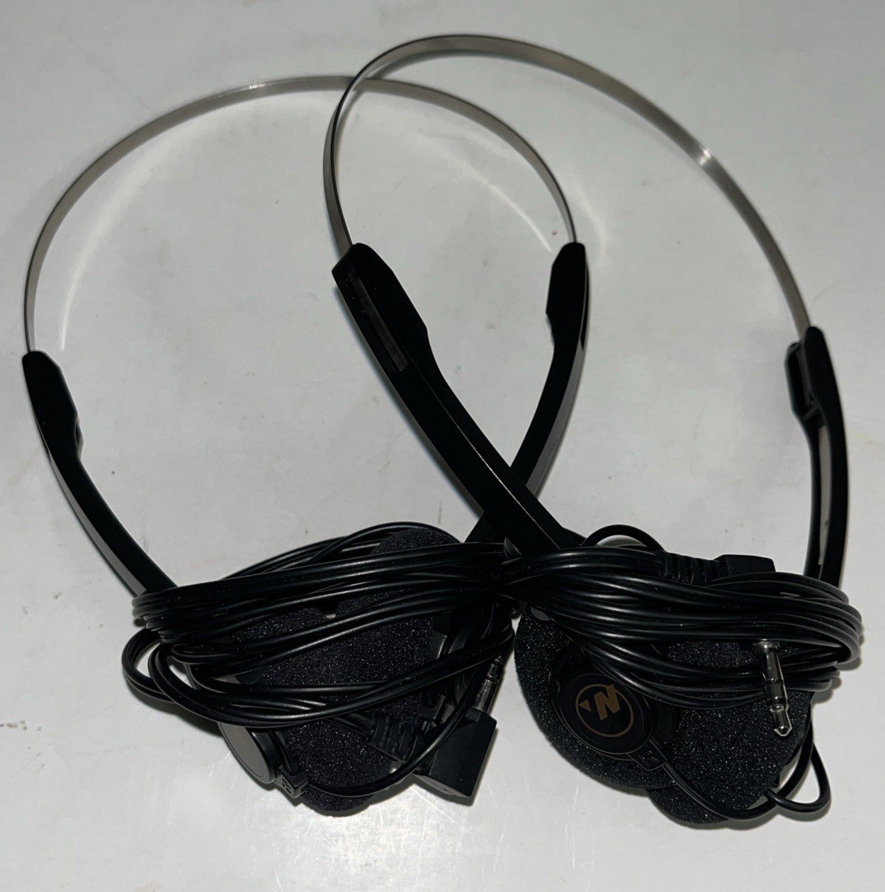 Vintage Northwest Airlines Adjustable 1980’s Style Headphones Tested Working LN