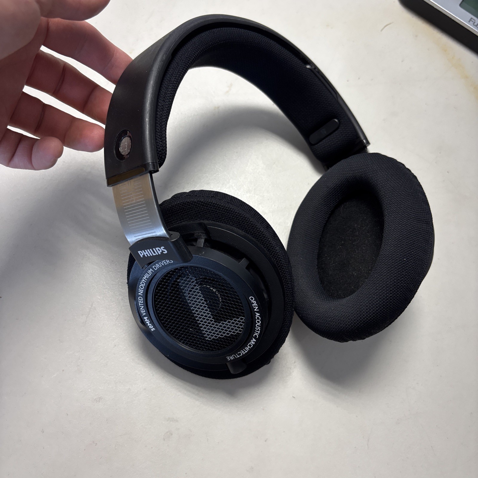 Philips SHP9500 Open Back Over-Ear Headphones 50mm Driver 3.5mm Jack **no Cable