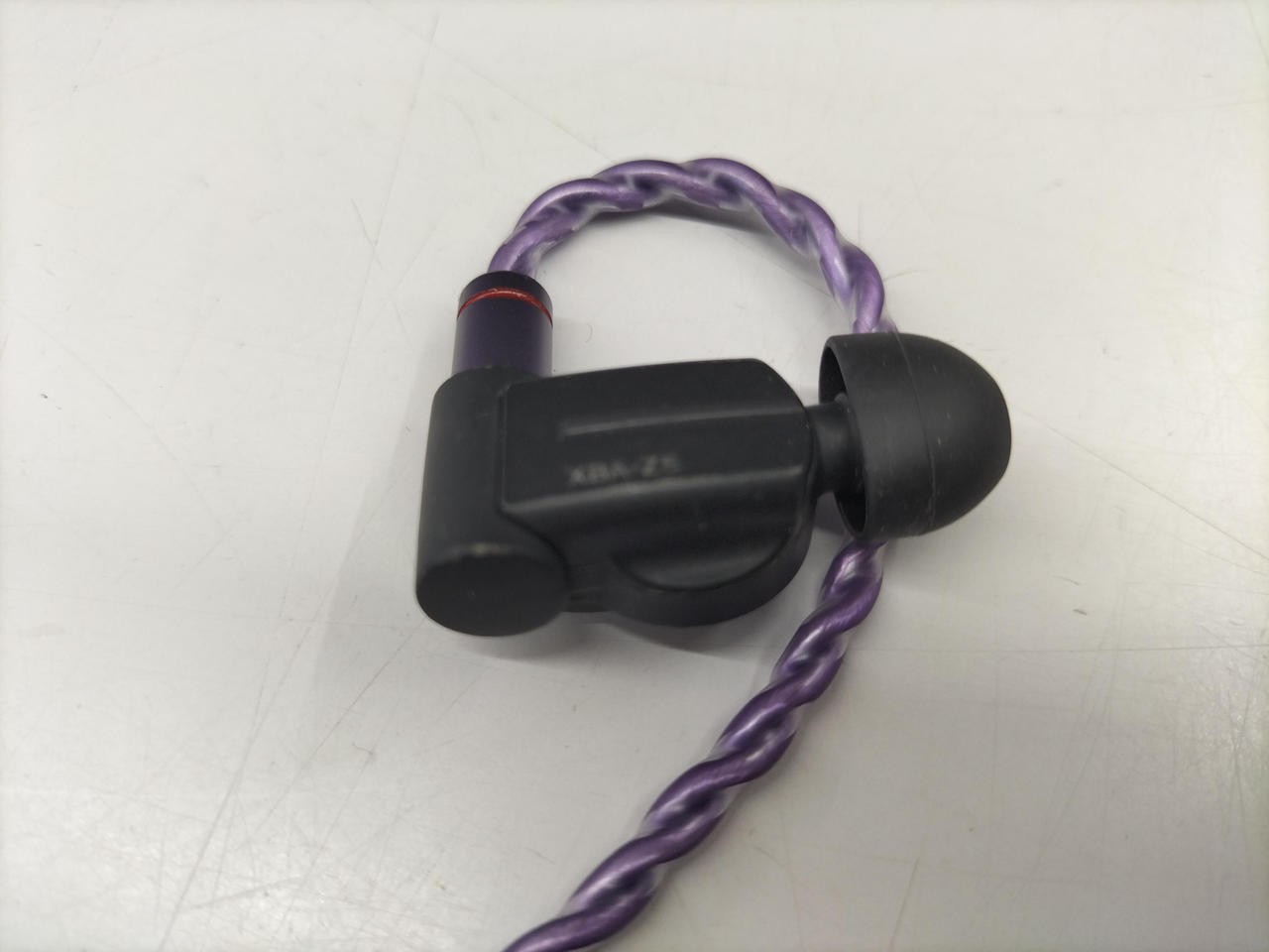 SONY XBA-Z5 Purple Earphone Inner Ear Receiver High Resolution Working