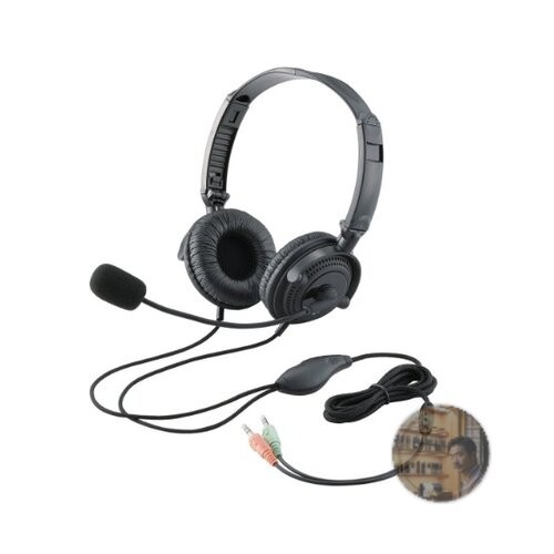 ELECOM HS-HP20BK Foldable Over-Ear Headset w/Mic 40mm Driver Black New