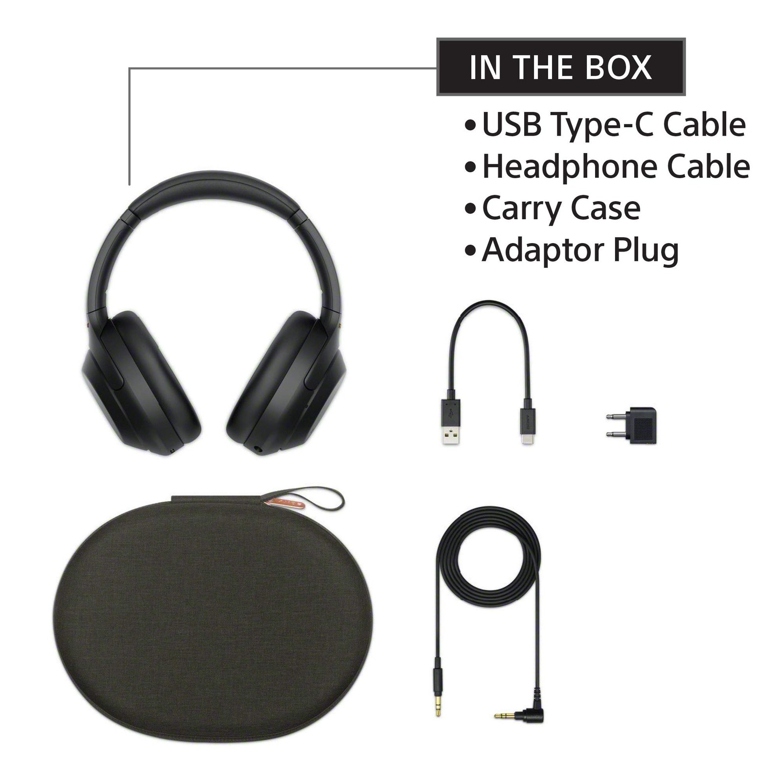 Sony WH-1000XM4 Wireless Noise-Cancelling Over-the-Ear Headphones – Black