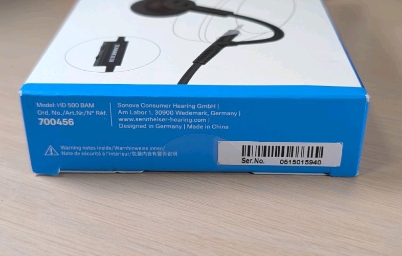 SENNHEISER HD 500 BAM add on Boom Arm Microphone 700456