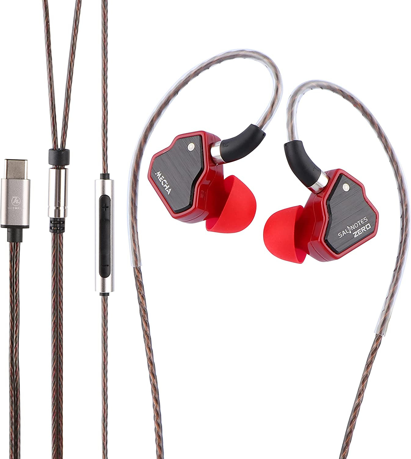 Salnotes Zero Hifi 10Mm Dynamic Driver In-Ear Earphone IEM with Metal Composite
