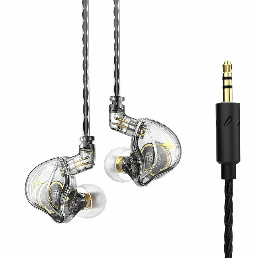 QKZ ZXT 1DD 10mm Composite Magnetic Dynamic Driver HiFi in-Ear Earphone LUX