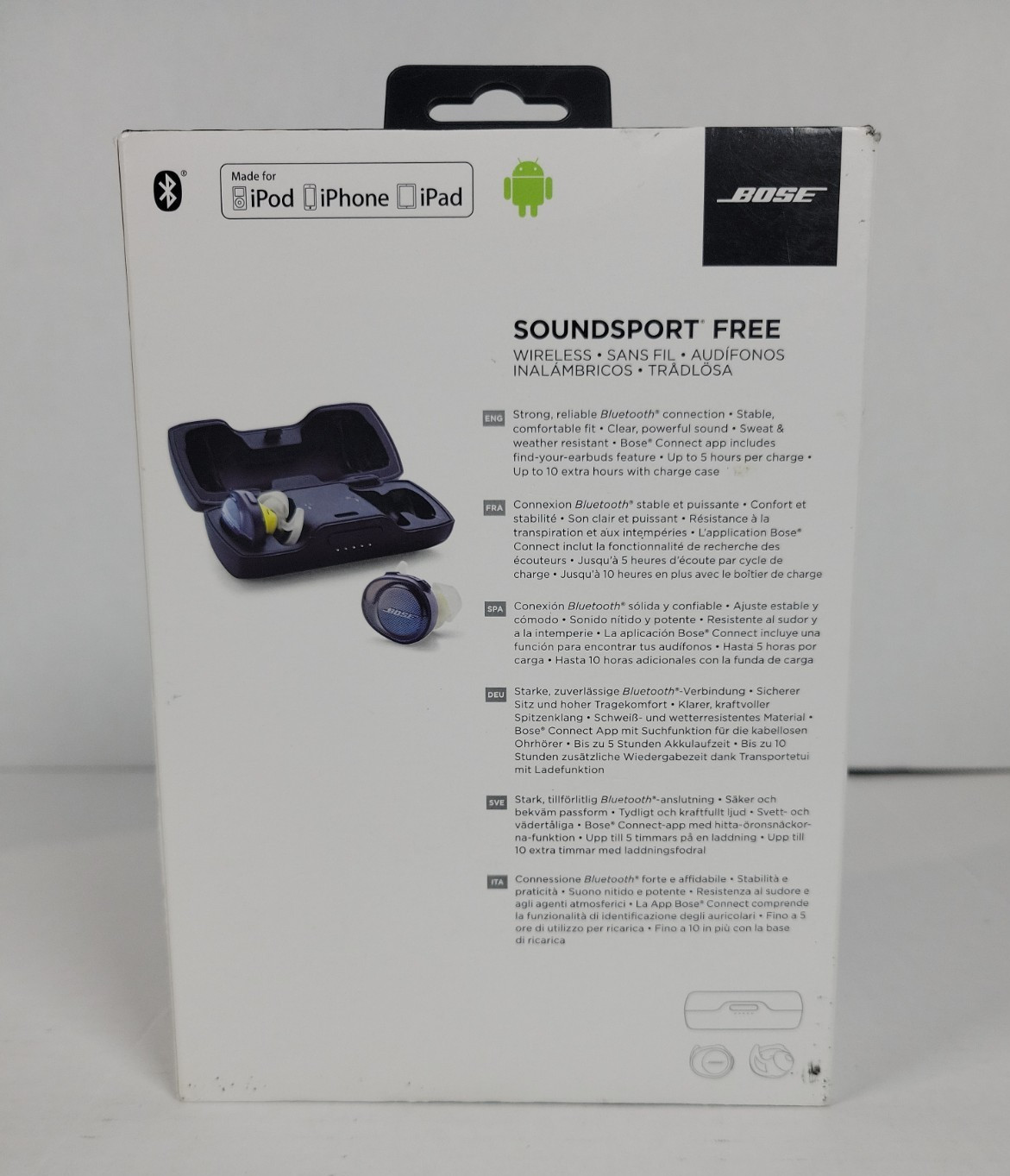 Bose SoundSport Free Bluetooth Earbuds wirelesss