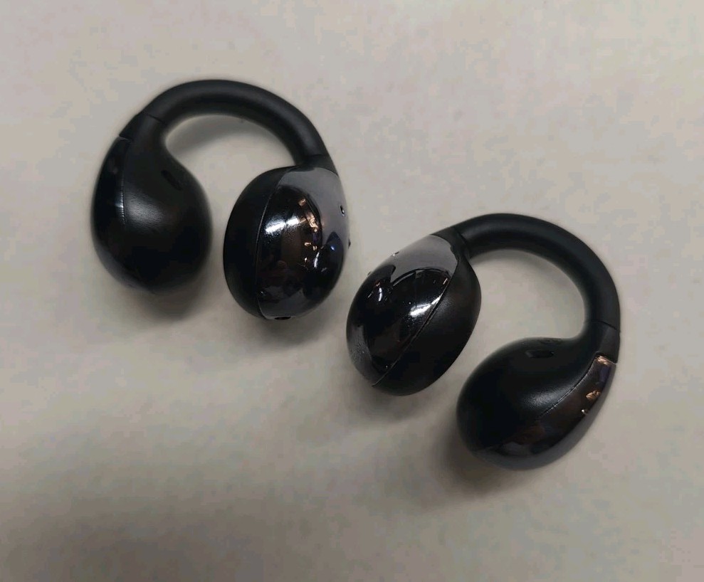 Monster AC600 Open Ear Wireless Bluetooth Earbuds Clip-On, Black