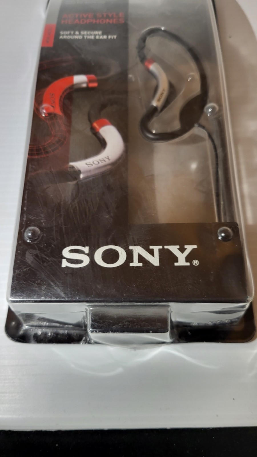 Sony MDR‑AS20J Sport Headphones • New NOS • Active Style Soft Loop Hangers