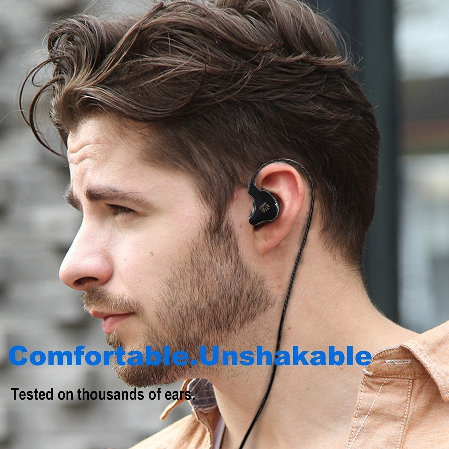 KBEAR KS1 Earphones in Ear Monitor Super Bass Wired Earbuds, Crystal Clear Sound