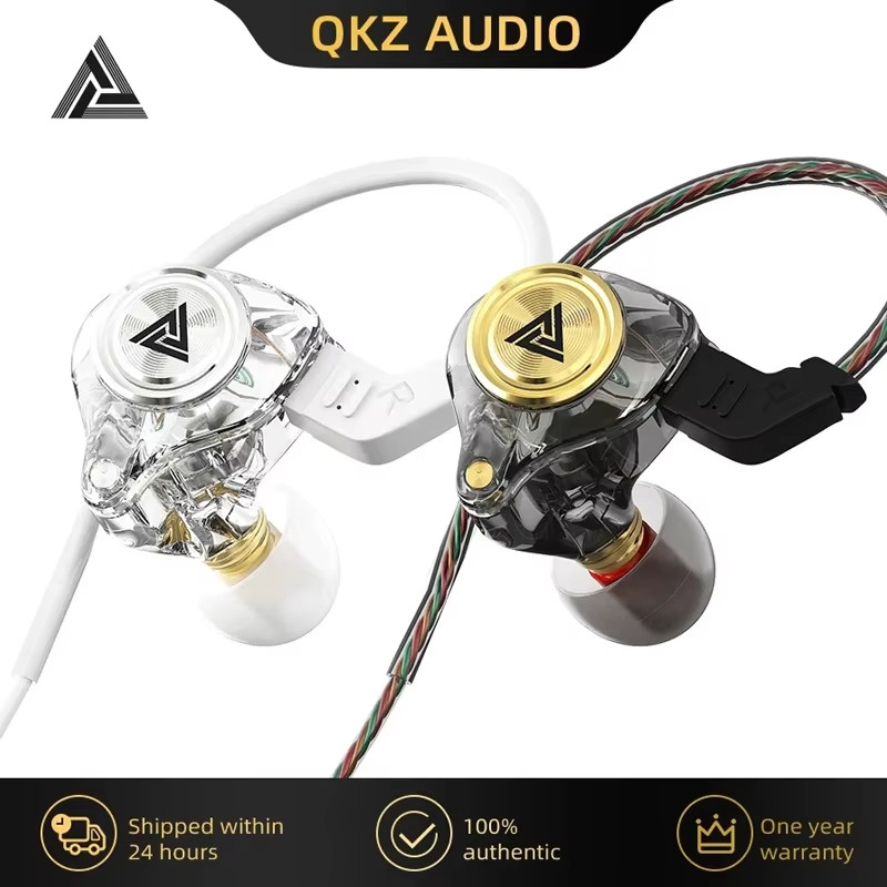 QKZ AK3 Wired Earphones HiFi Bass Headset with Microphone