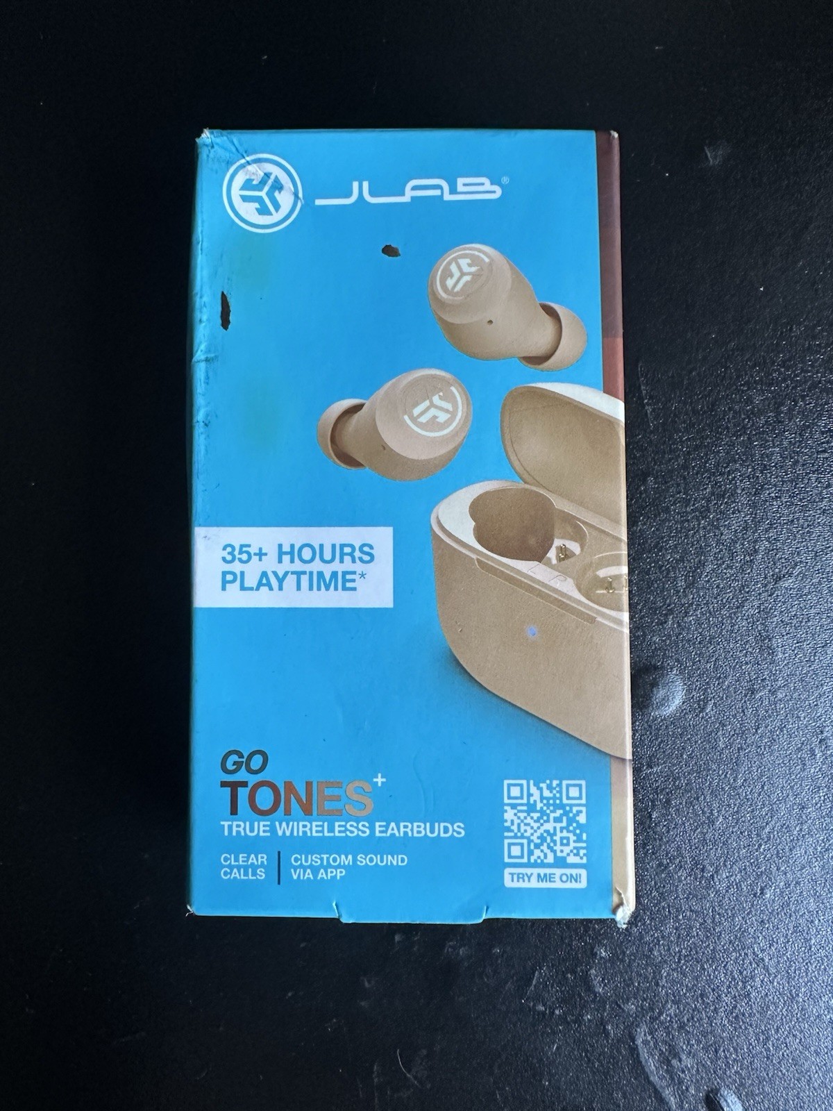 JLab Go Tones+ True Wireless Earbuds Beige 35+ Hours Playtime