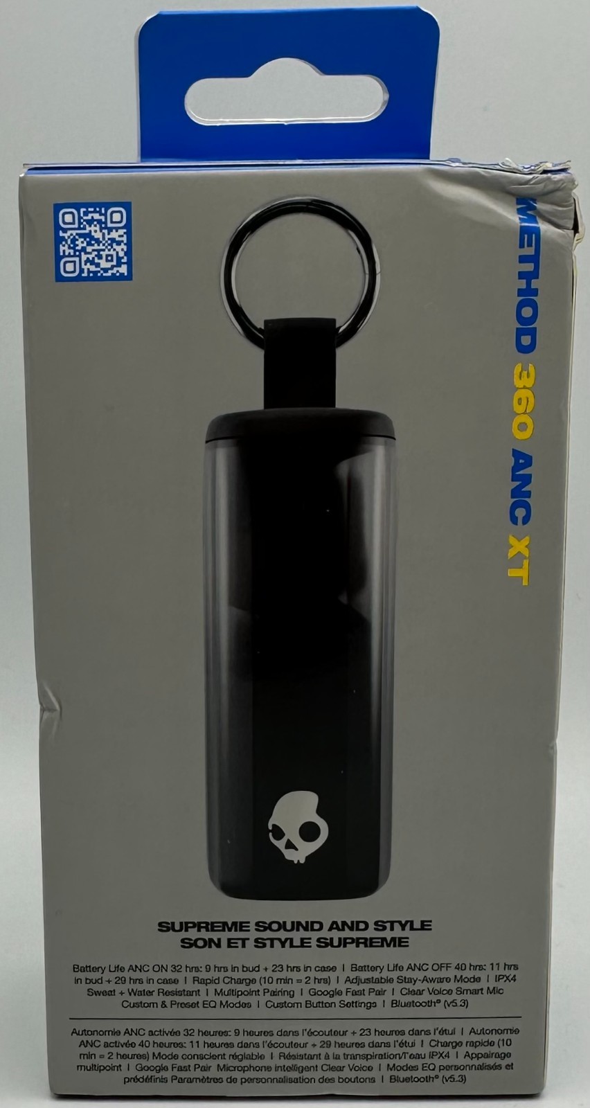 Skullcandy Method 360 ANC True Wireless Noise-Canceling Earbuds (Black) – New