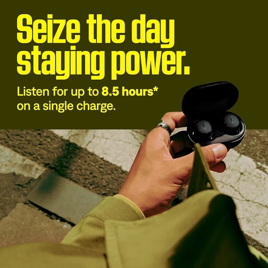 NEW – Bose QuietComfort – True Wireless Noise Cancelling Earbuds – Black. ~7AE~