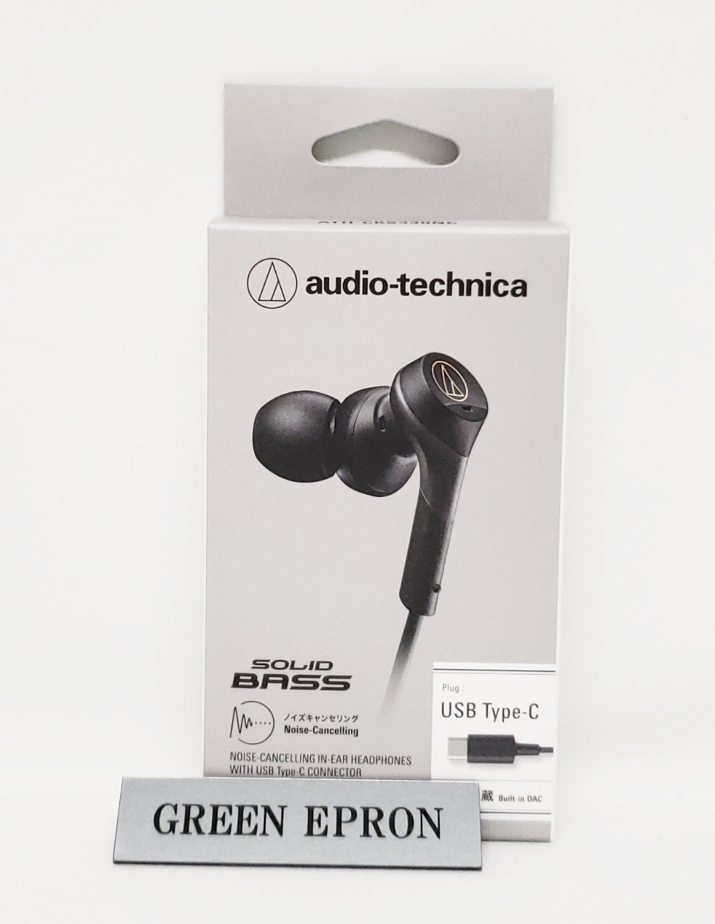 Audio Technica ATH-CKS330NC Black Noise Cancelling USB-C In-Ear Headphones 1.2 m