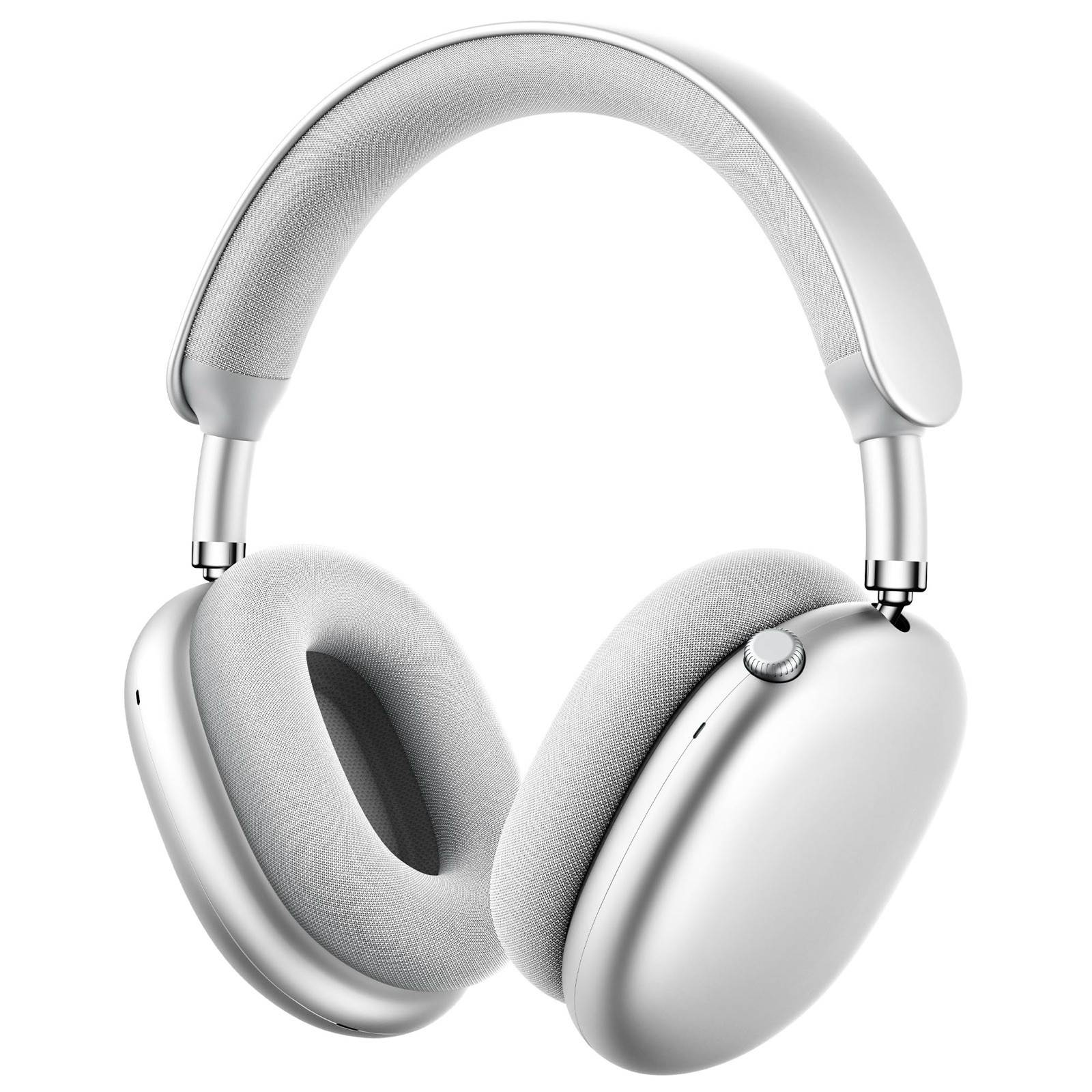 P9 Pro max Bluetooth Over-Ear Headband Headphones Double Earpiece Silver