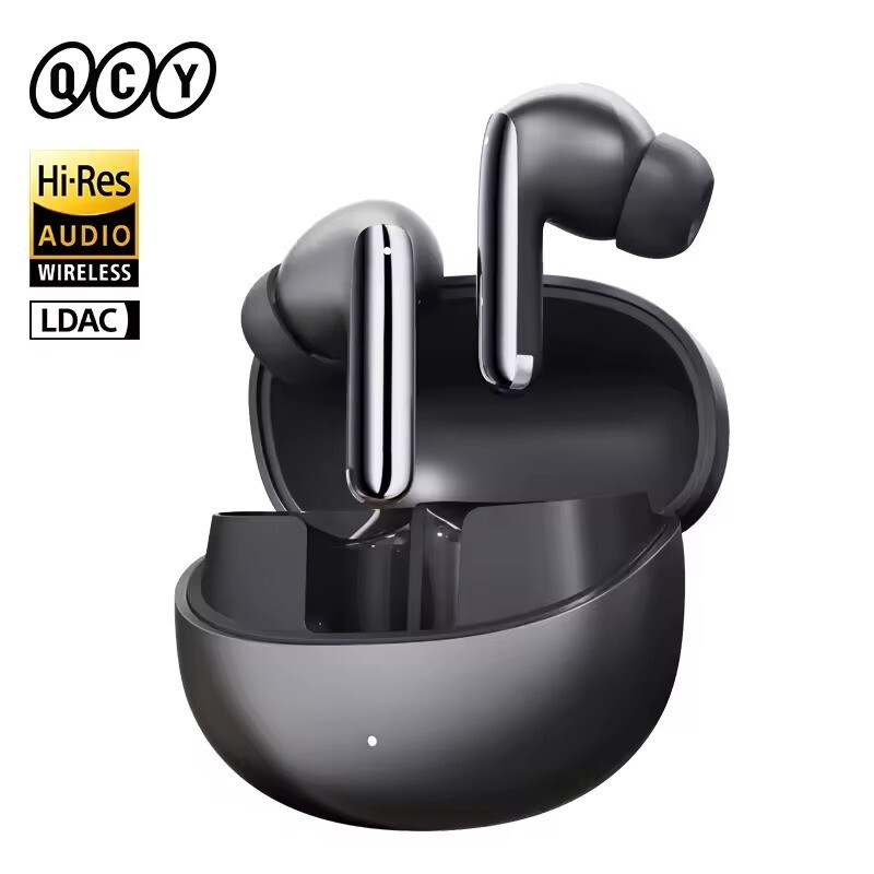 QCY MeloBuds Pro ANC Bluetooth 5.3 Earphones Wireless 46dB Hybrid ANC Earbuds BK