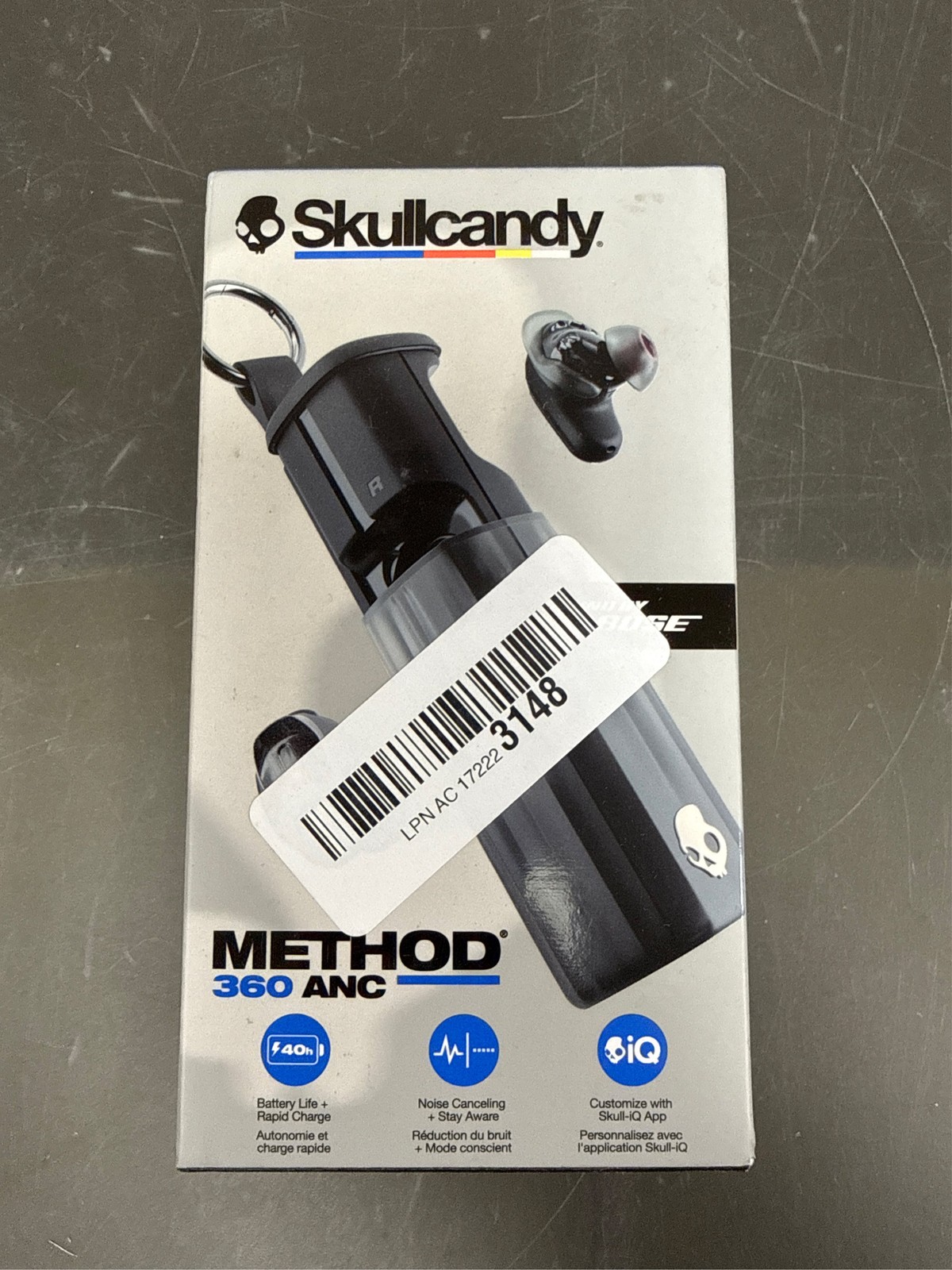 SKULLCANDY METHOD 360 ANC TW IN-EAR True Black
