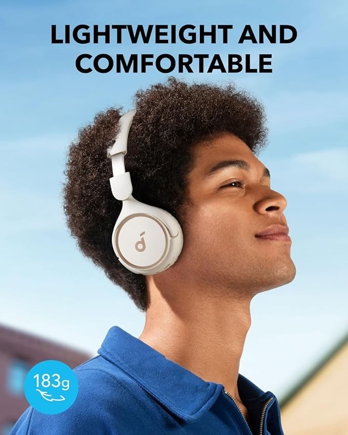 Soundcore H30i Wireless On-Ear Headphones, Foldable Design, Pure Bass |Refurbish