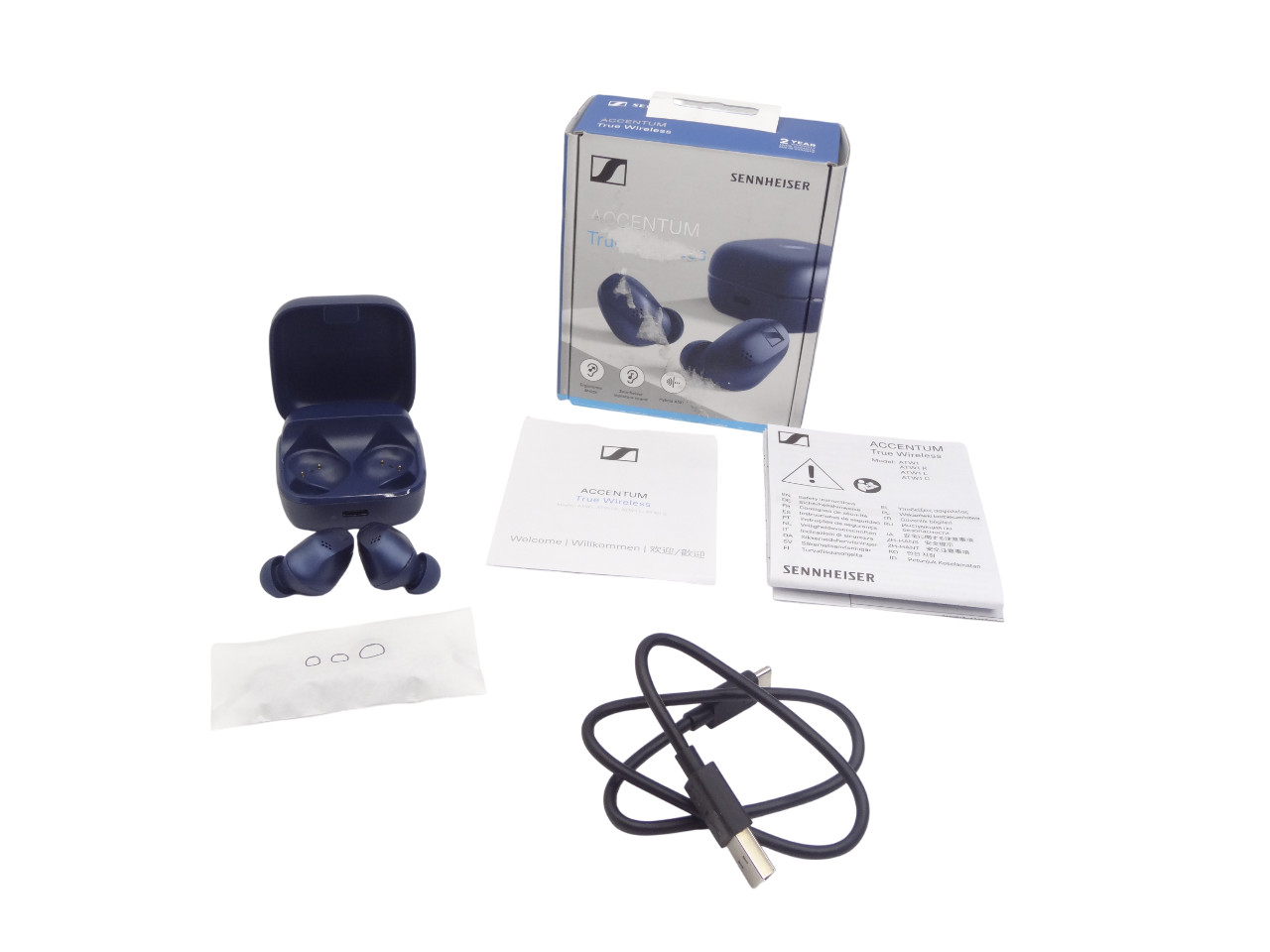 Sennheiser ACCENTUM True Wireless Earbuds Hybrid ANC ATW Blue