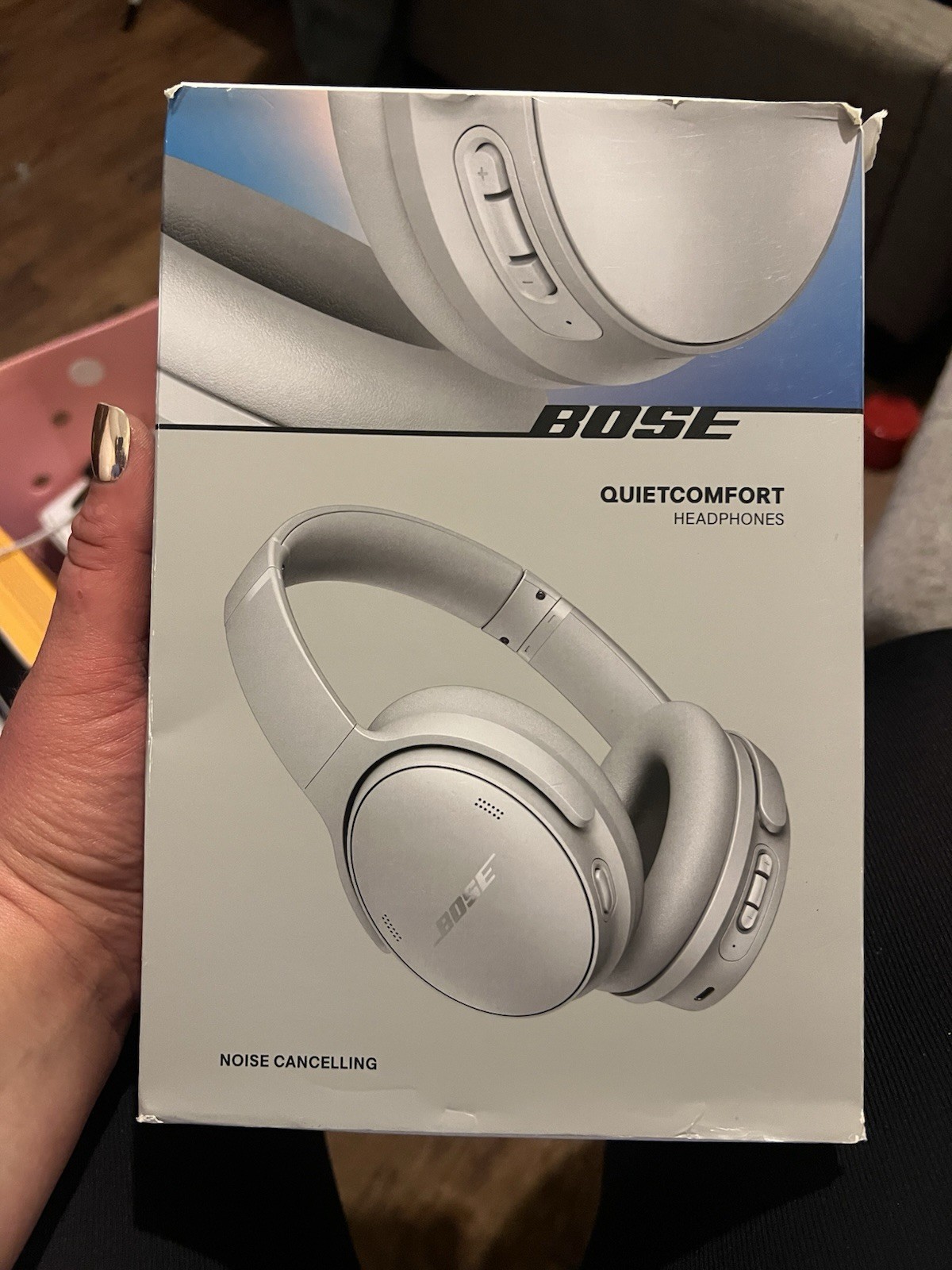 Bose QuietComfort Bluetooth Over-Ear Headphones Active Noise Cancel Gray
