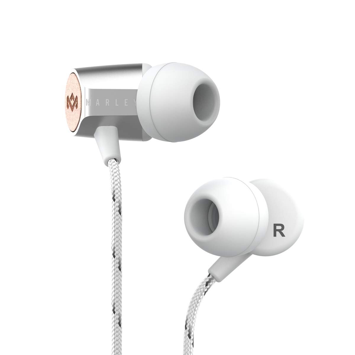 House of Marley Uplift 2.0 – Noise Isolating In-Ear Headphones/Earphones, 9mm Dr