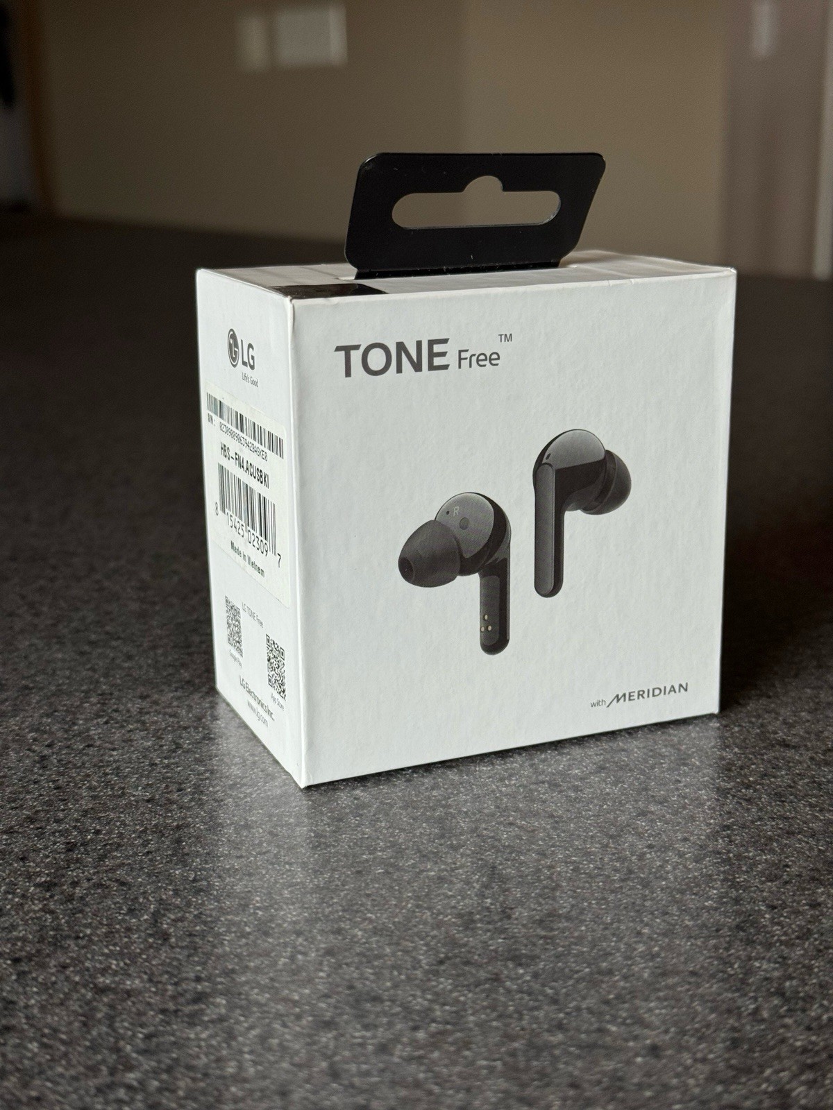 LG TONE Free New Sealed Wireless Bluetooth Earbuds Fast Charging Dual Mic Black
