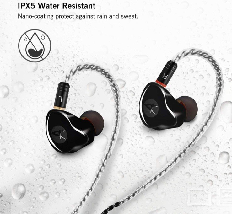 HiFi Stereo In-Ear Monitor Headphones with Dual Dynamic Drivers and Detachabl…