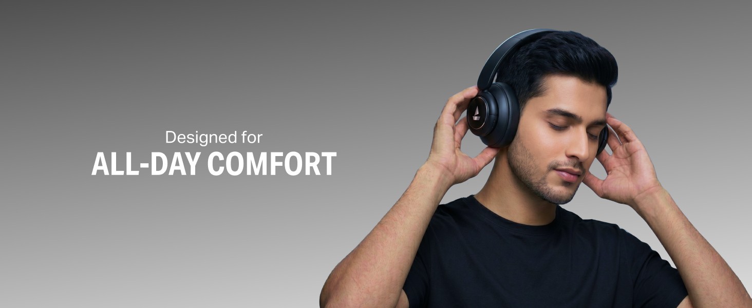 boAt Rockerz Plus 450 ANC BT6.0 Wireless Headphones 80H Hybrid ANC Spatial ENx™