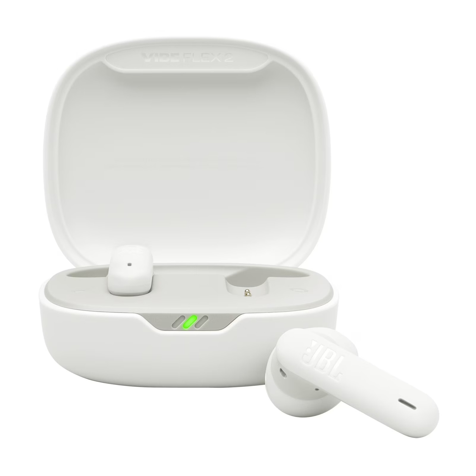 JBL Vibe Flex 2, True Wireless/Bluetooth Earbuds 48 Hour Battery Life WHITE -New