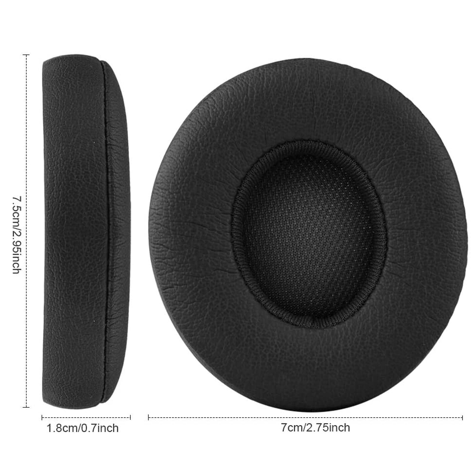 4pcs Replacement Ear Pads for Beats Dre Solo 2 Solo 3 Wireless / Wire Headphones