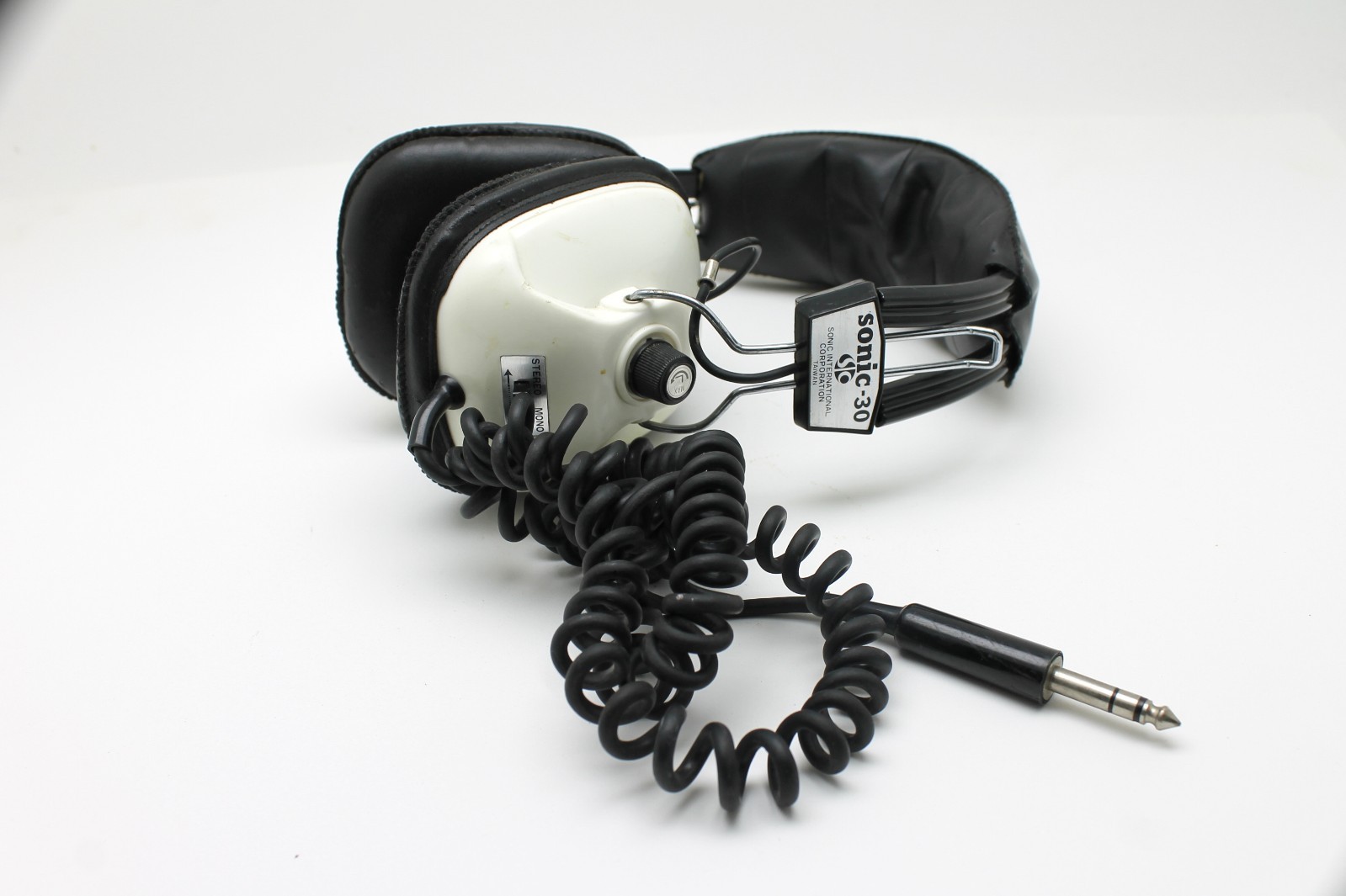 Sonic Stereo Headphones Sonic-30 Made in Taiwan 1/4″ Jack Vintage S6.1 fast ship