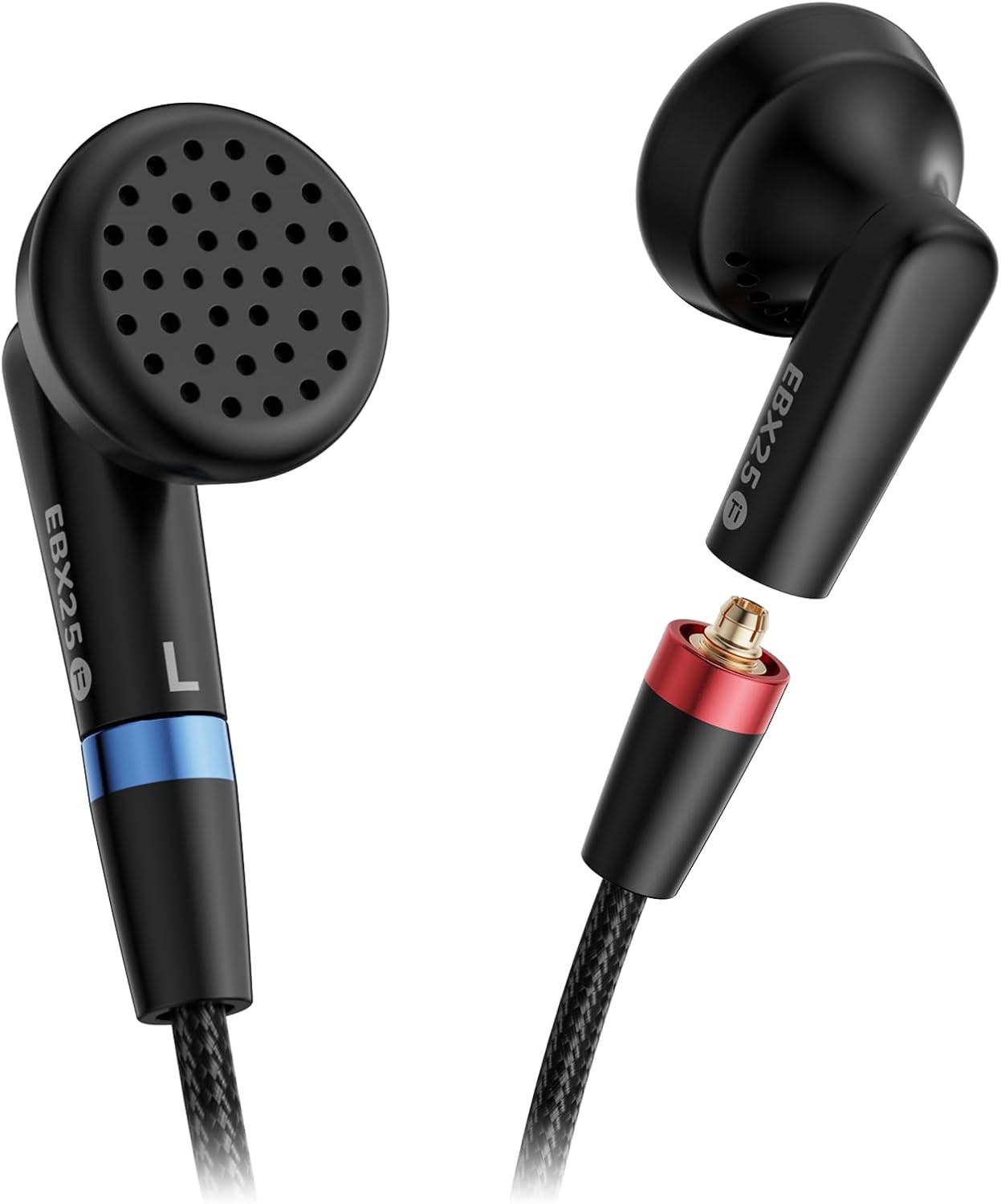 NiceHCK EBX25Ti Earbud 14.2mm Beryllium-Plated, 6N OCC & Silver Cable MMCX 4.4mm