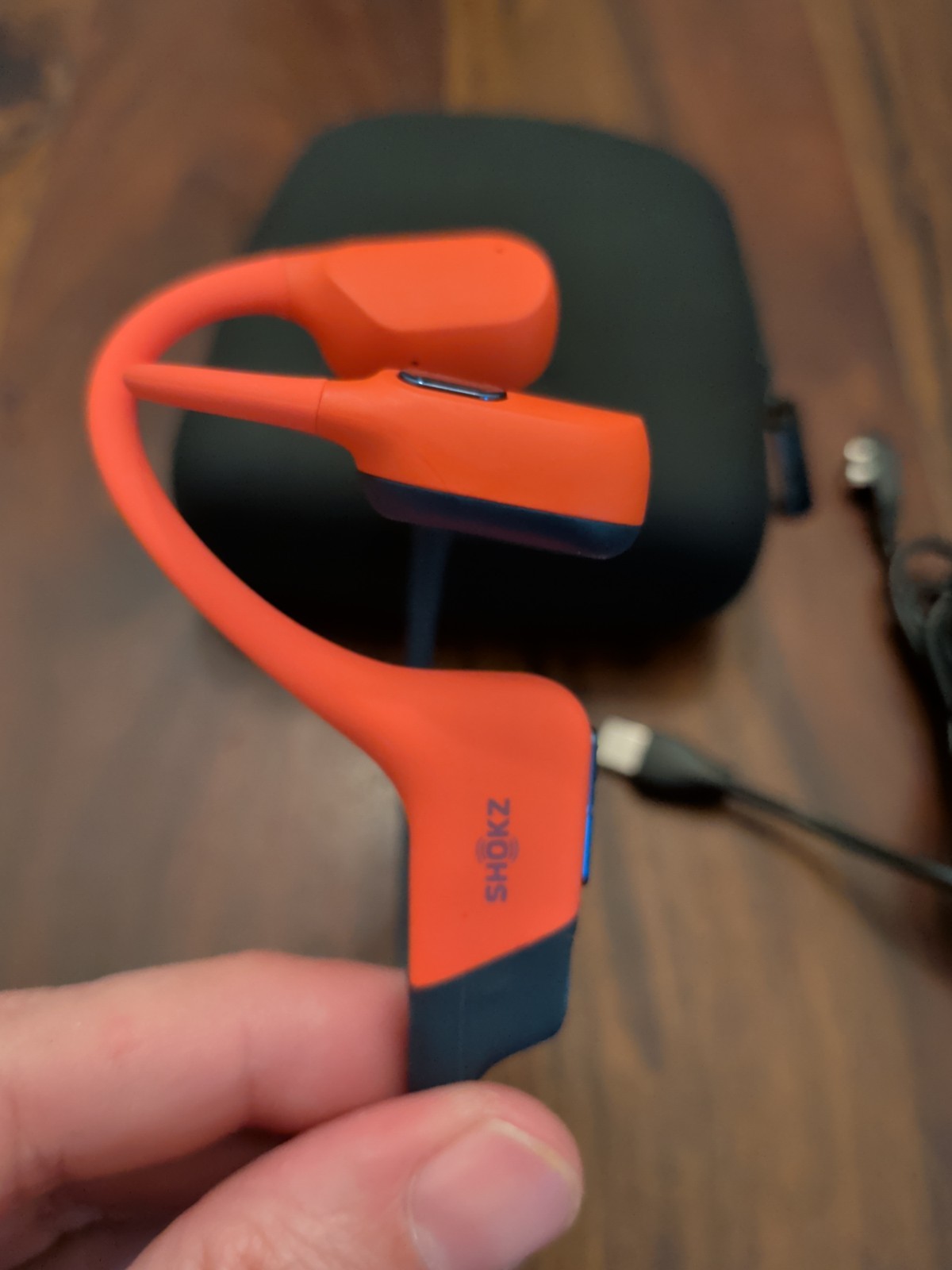 Shokz OpenSwim Pro Wireless Bone Conduction Open-Ear Headphones Red – EUC Tested