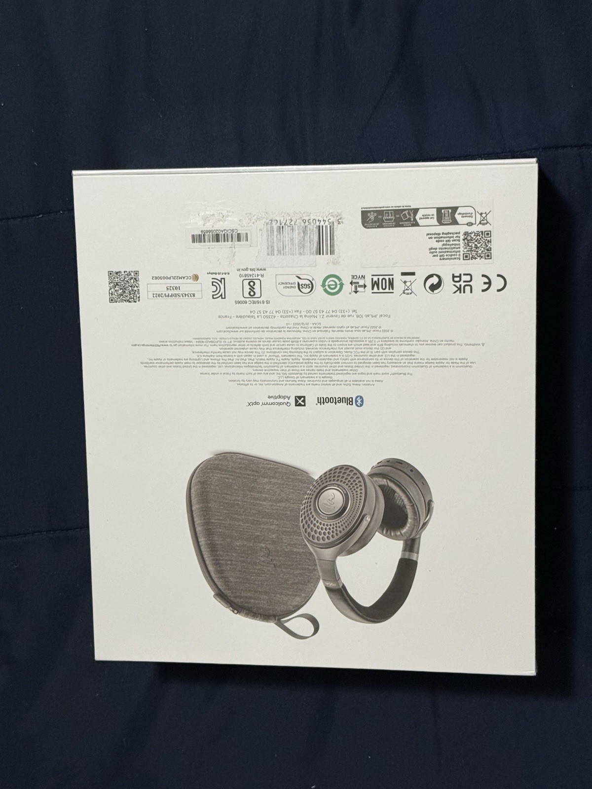 Focal Bathys ANC Bluetooth Over-Ear Headphones, 40mm Drivers, Gray