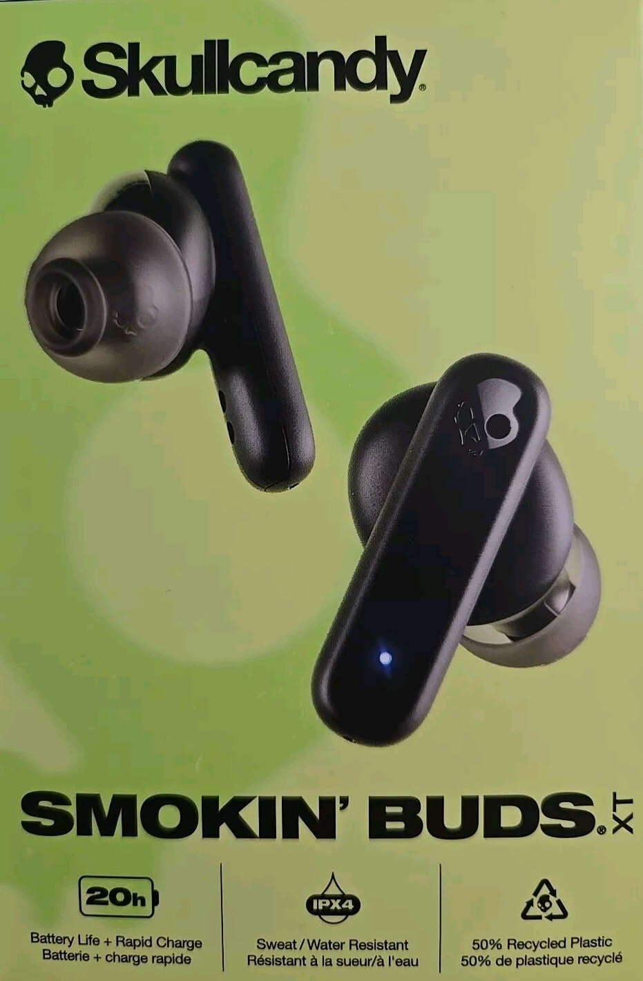 skullcandy smokin’ buds xt bluetooth earbuds