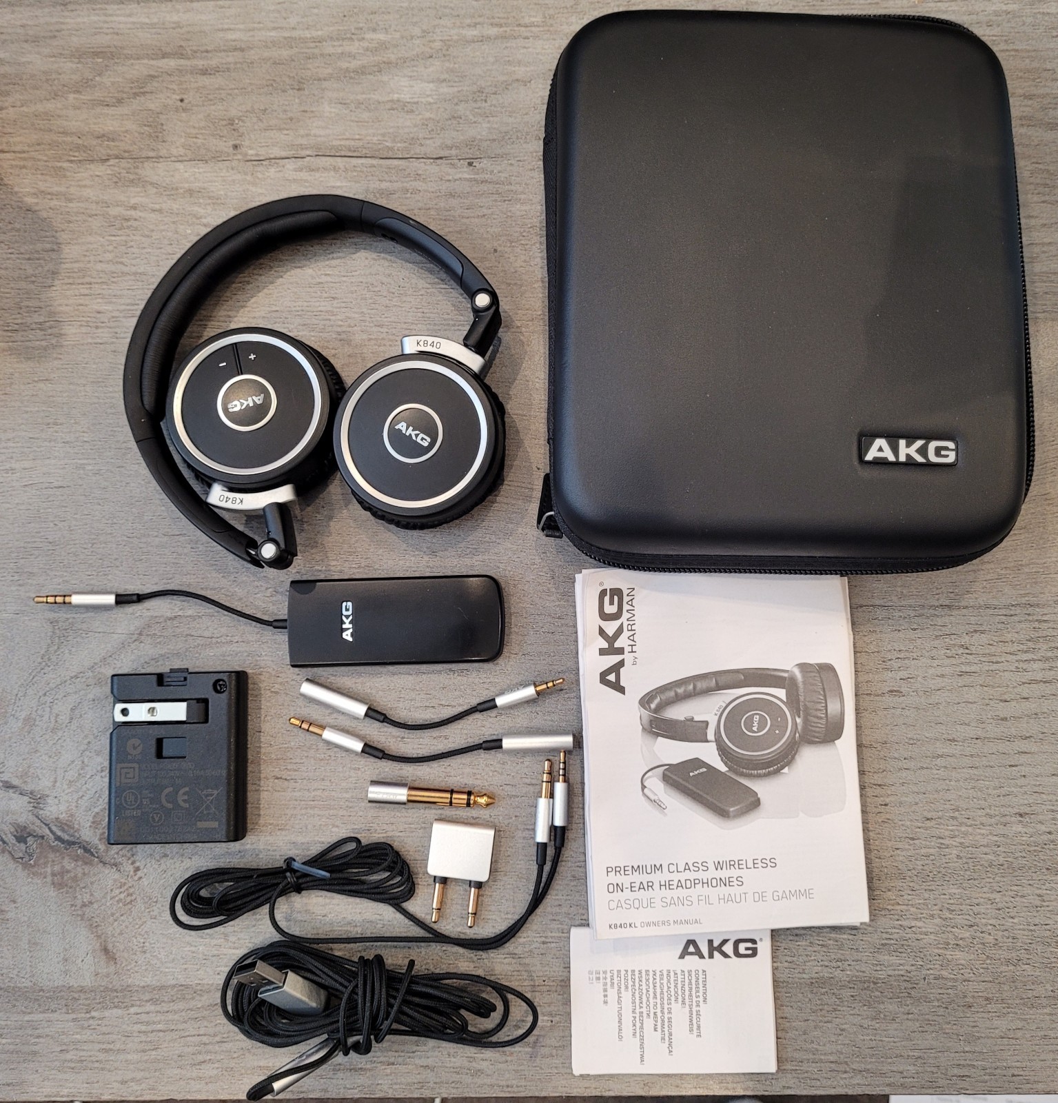 AKG K840 KL Premium Class Wireless On-Ear Headphones iOS & Android Compatible!