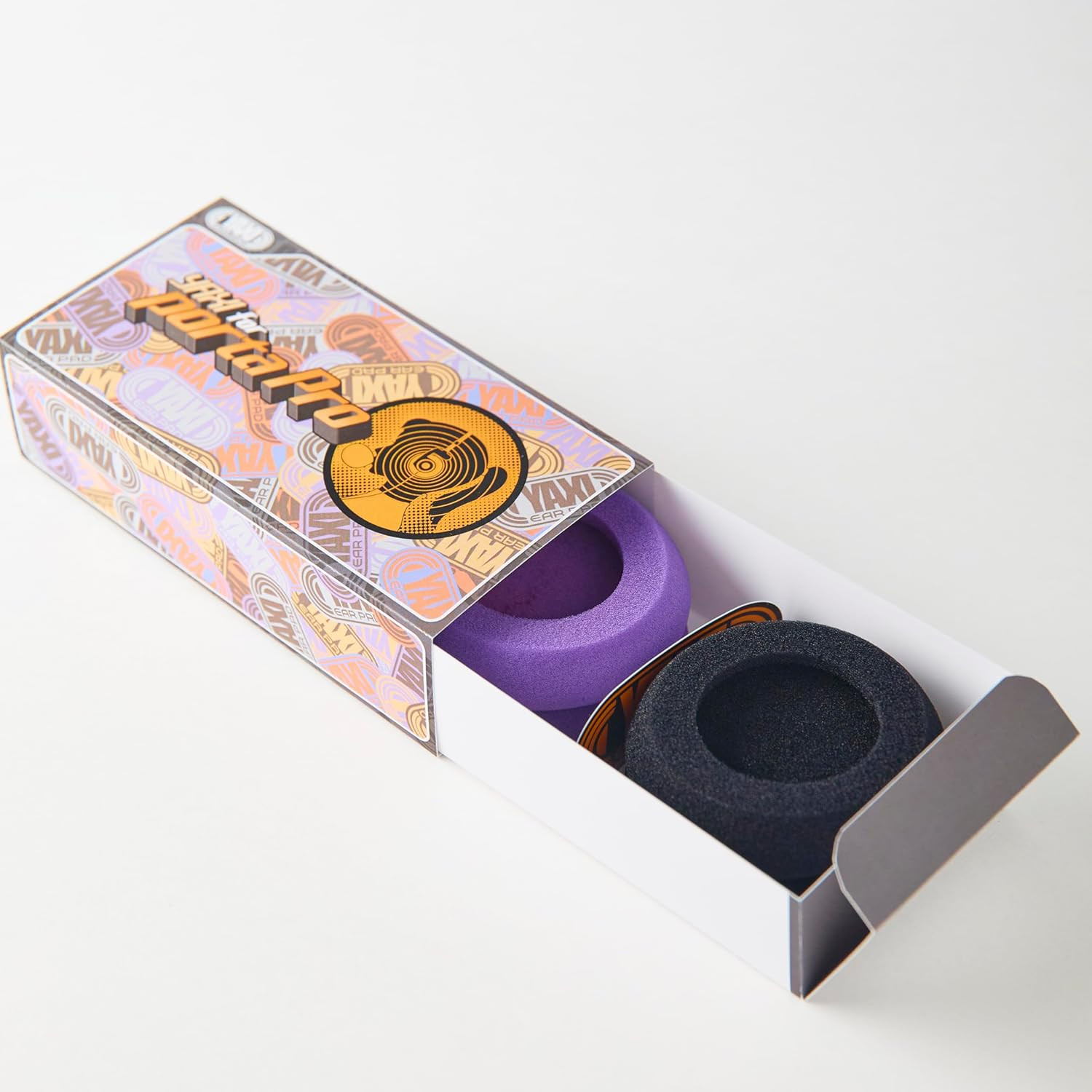 EARPADS for Koss PORTAPRO 2Pairs (Purple+Black)