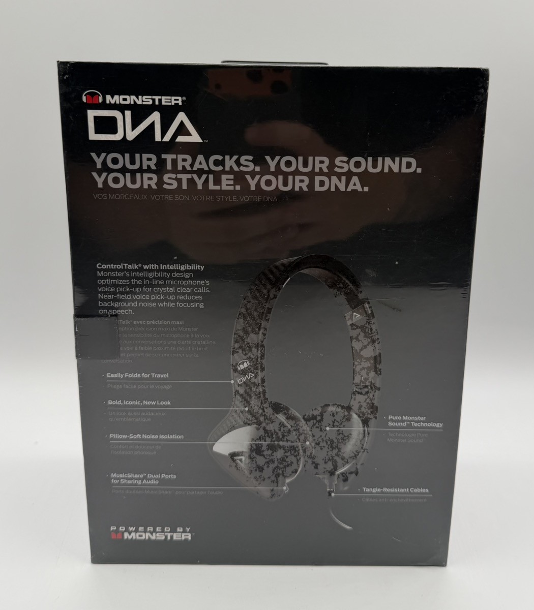 Monster DNA On Ear Headphones – Carbon Fiber BRAND NEW