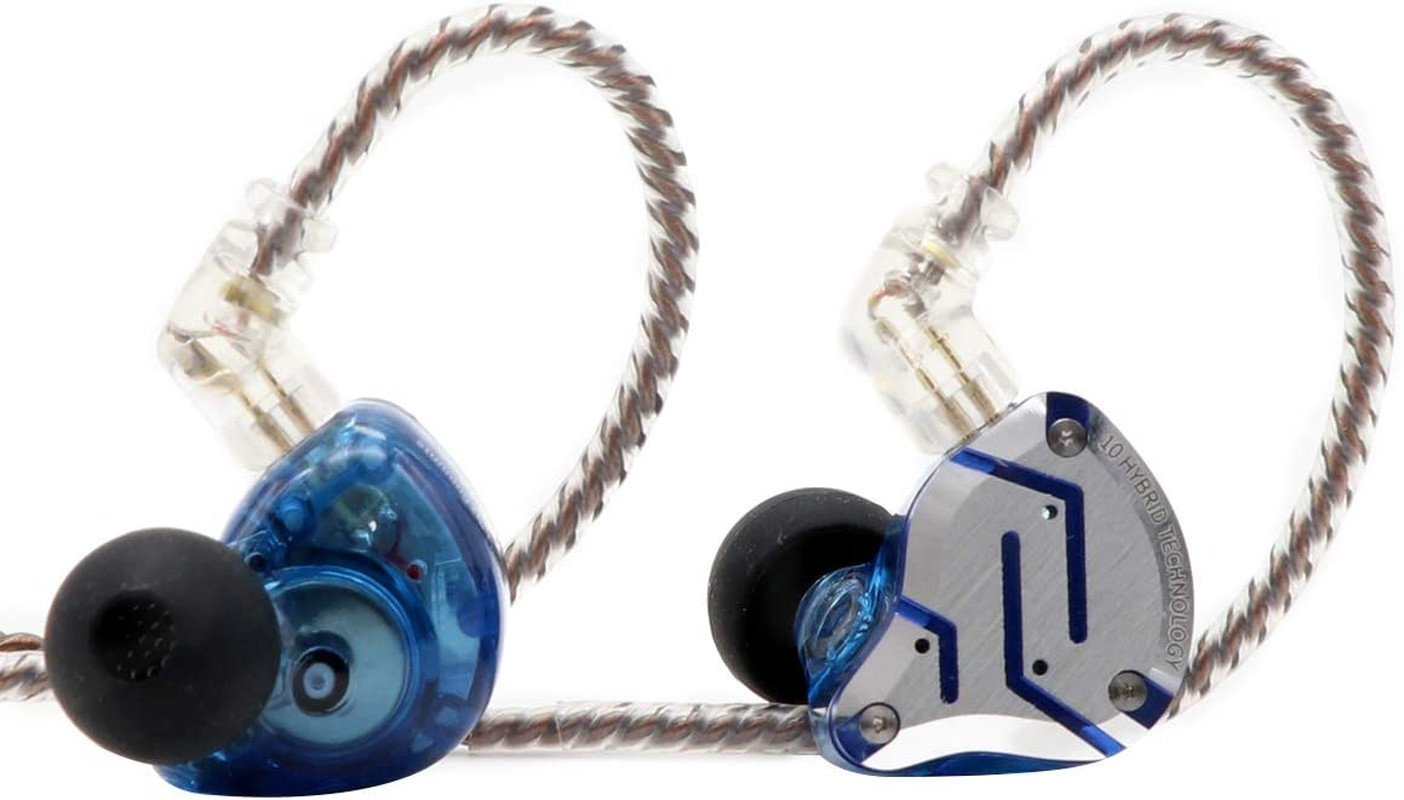 KZ ZS10 Pro, Linsoul 4BA+1DD 5 Driver in-Ear HiFi Metal Earphones with Mic