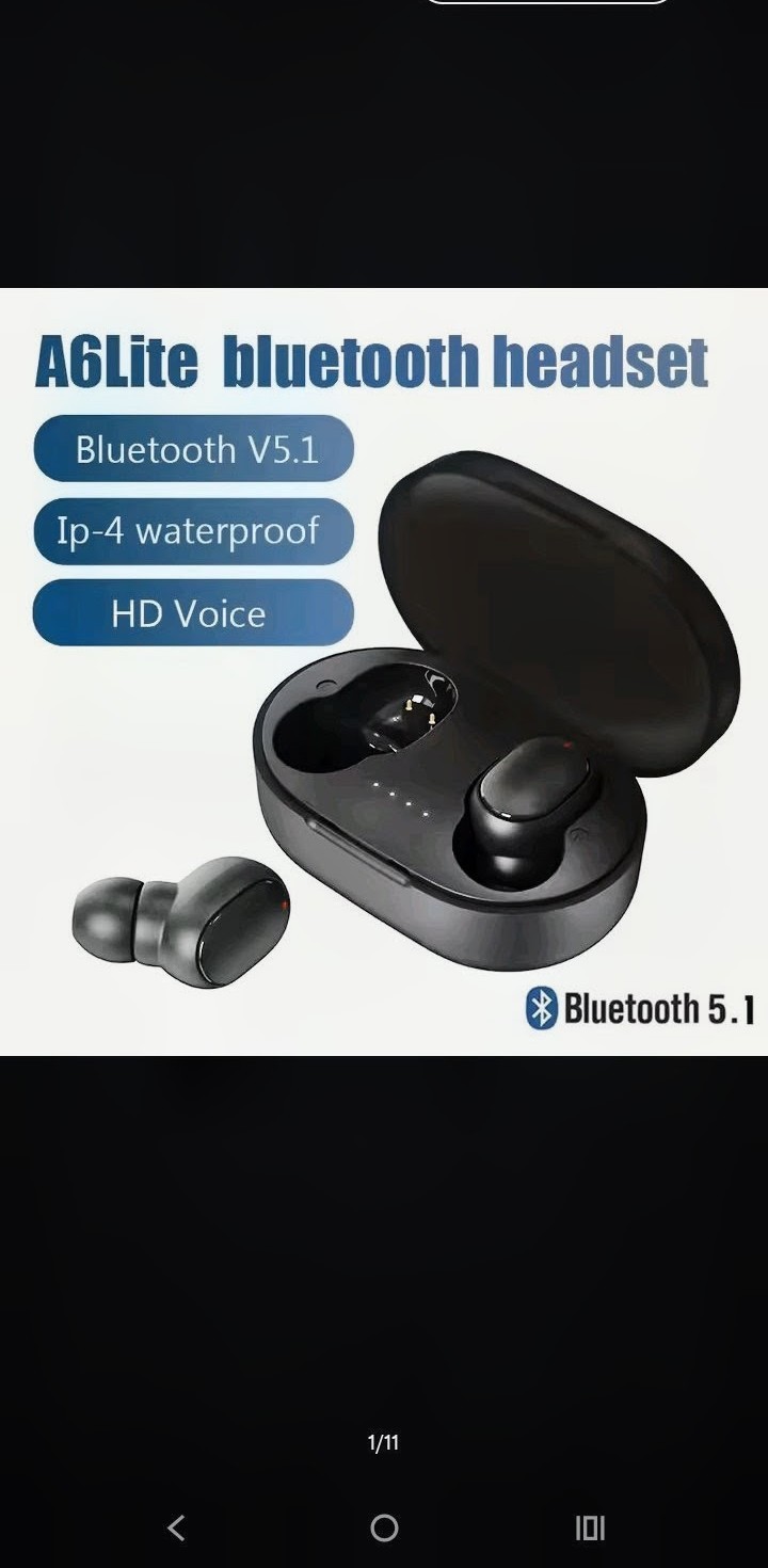 Lenovo XG-12 Bluetooth 5.3 Ear-Hook Wireless Earbuds ENC Mic w/ Case Black
