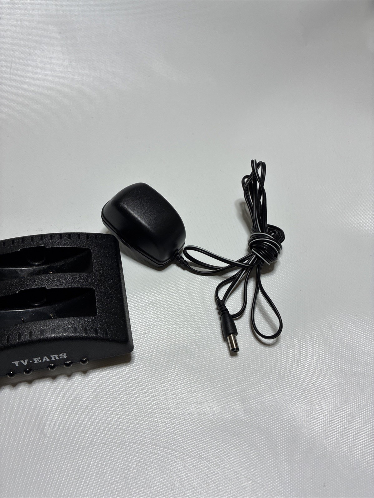 TV Ears Charger Base Power Supply & Audio Cable