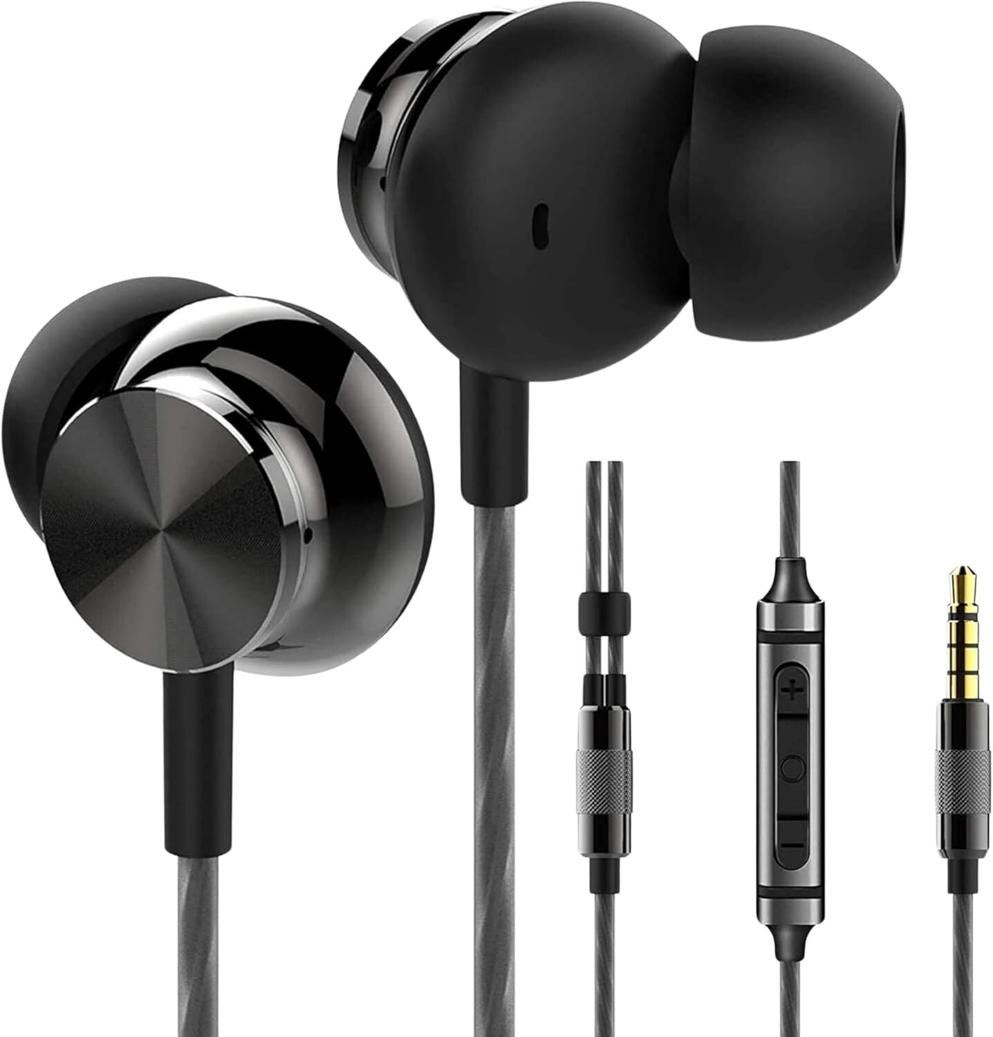Betron BS10 Earphones Wired Headphones in Ear Noise Isolating Earbuds with Micro