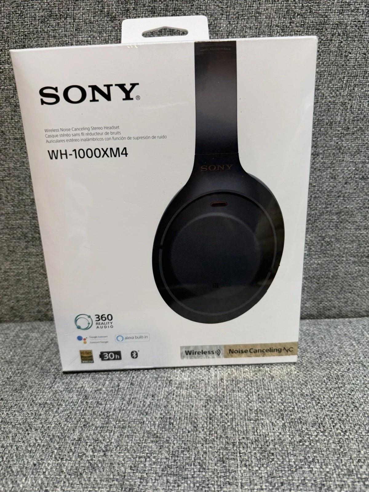 Sony WH-1000XM4 Wireless Bluetooth Noise-Canceling Headphones Black – NEW