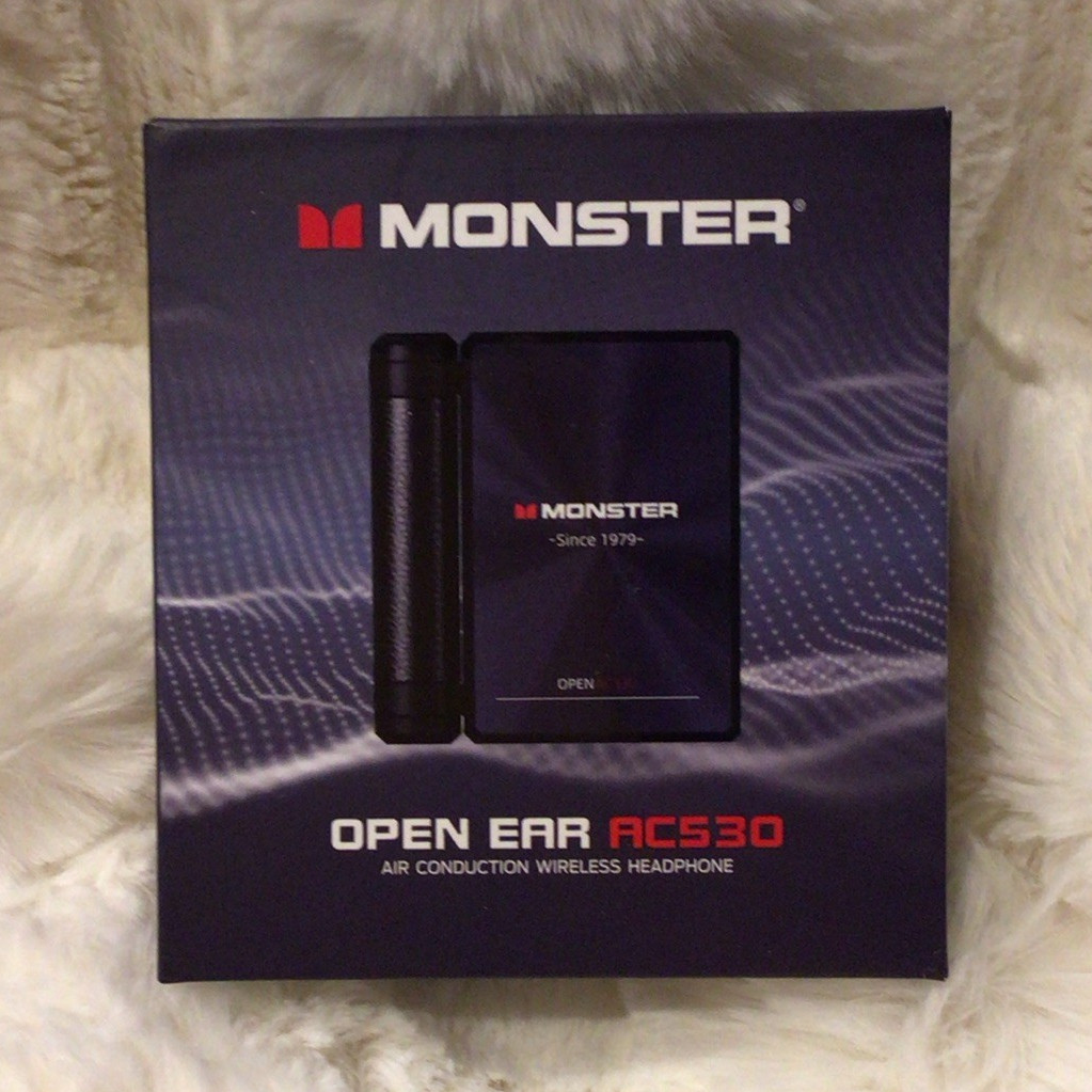 Monster Open Ear AC530 Wireless Bluetooth In-Ear Earbuds Black (Double)