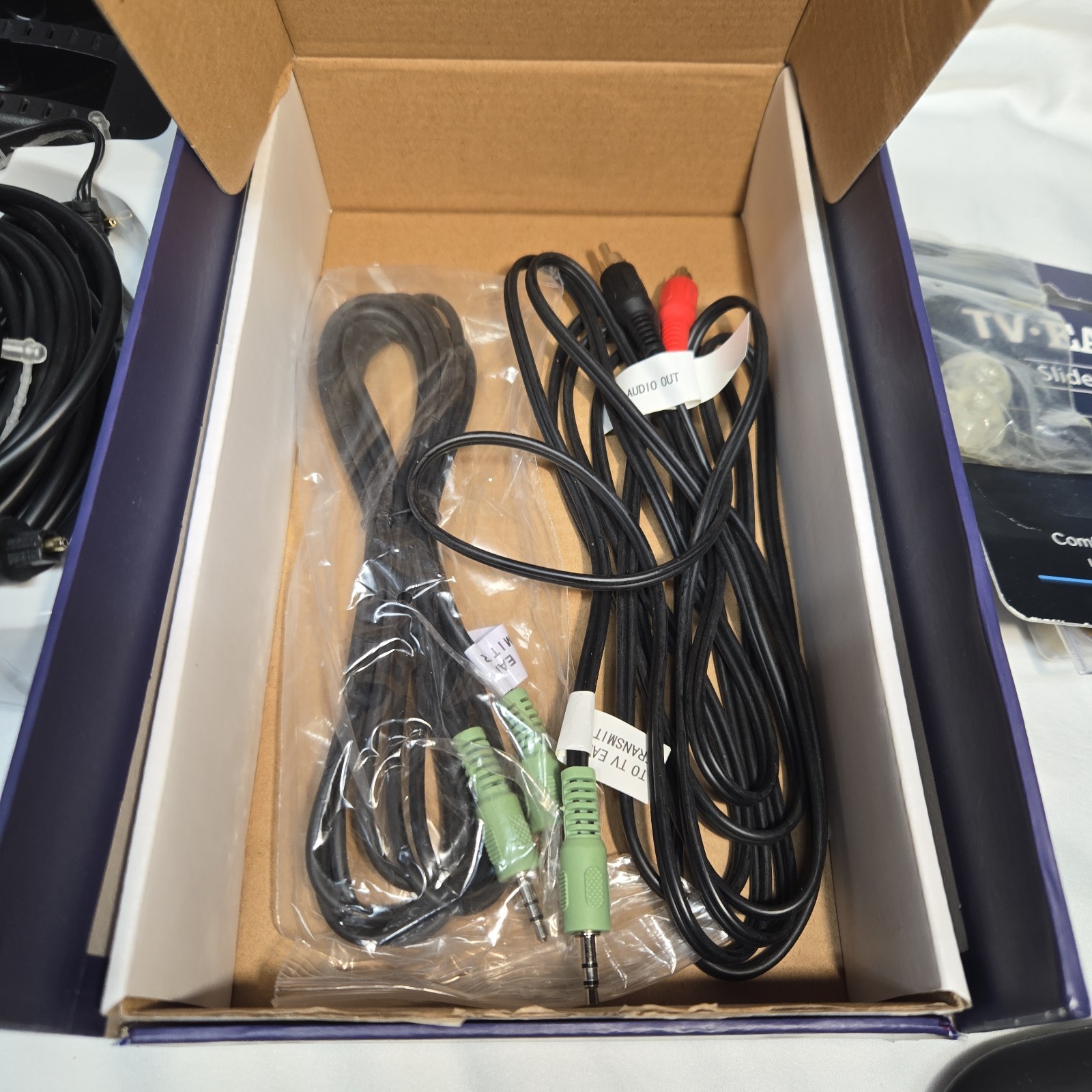 TV·Ears 5.0 Wireless Headset And Dual Digital Transmitter Kit Original Box
