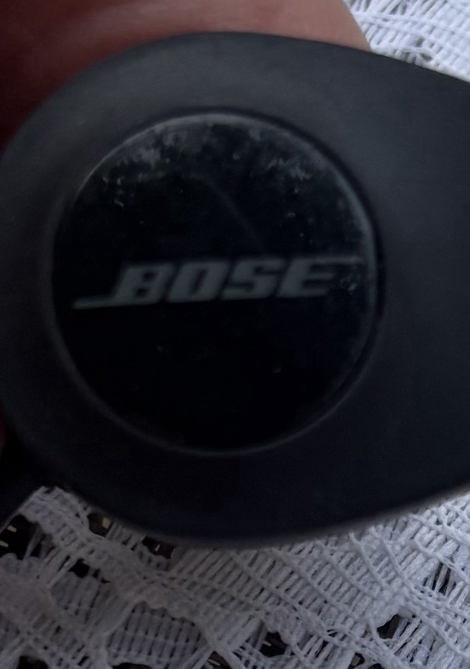 Bose SoundSport In-Ear Earbud Ear-Hook Wireless Bluetooth Mic Black Gray
