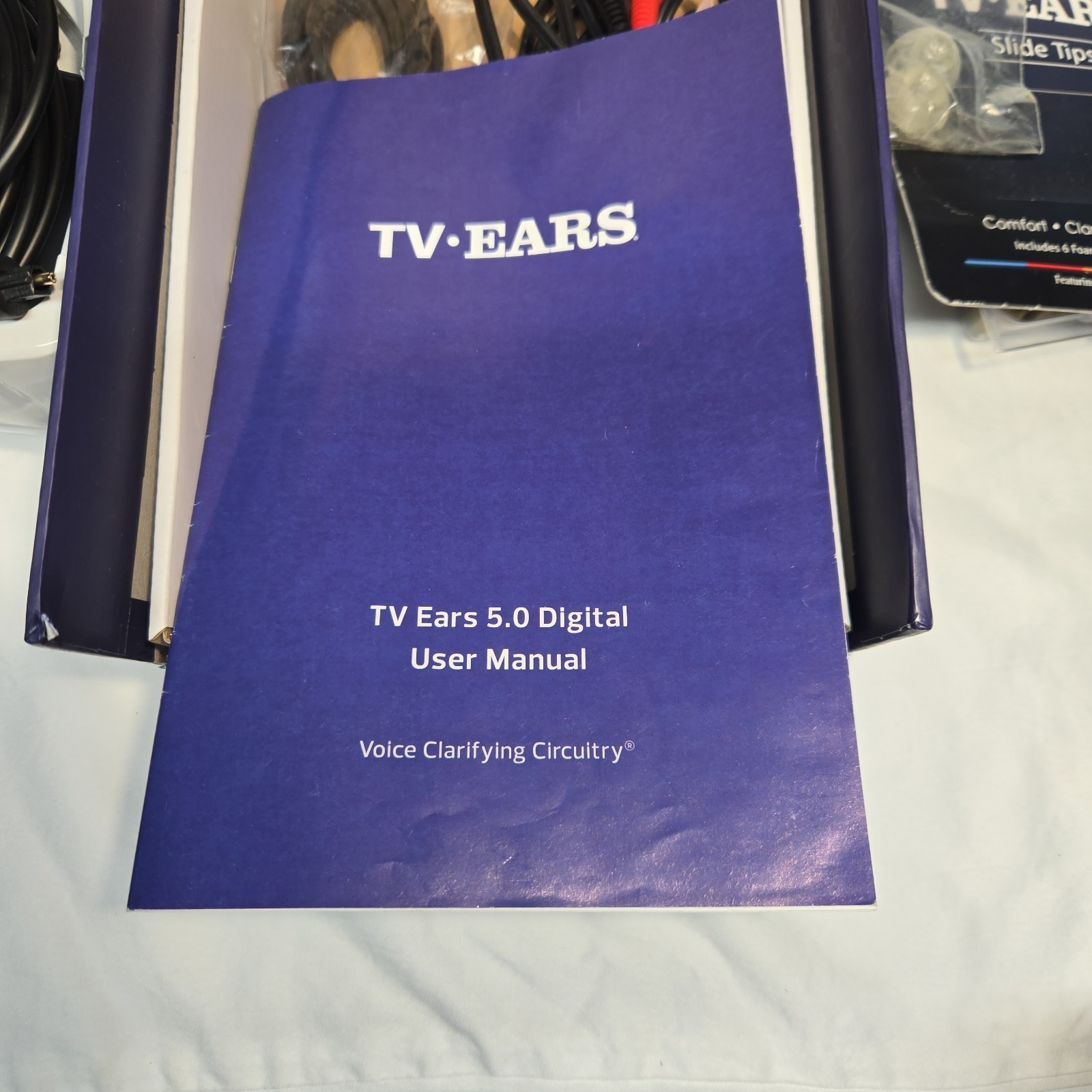 TV·Ears 5.0 Wireless Headset And Dual Digital Transmitter Kit Original Box