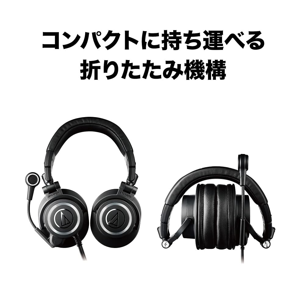 audio-technica ATH-M50xSTS Streaming Headset XLR Condenser Mic Japan Import