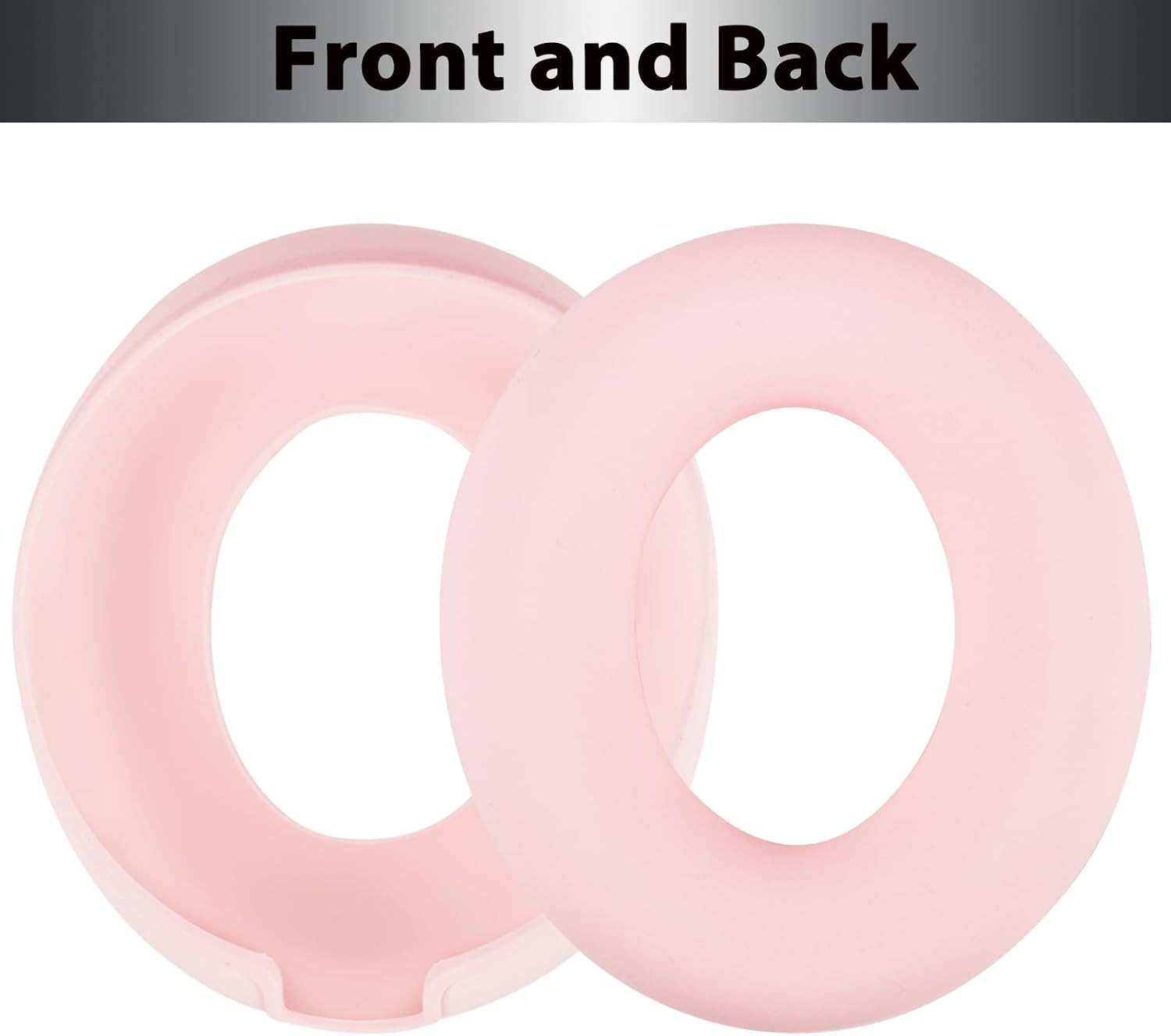 Adhiper Sweat Ear Covers for Beats Studio Pro Silicone Pink Washable
